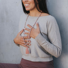 Load image into Gallery viewer, OPEN HEART - Rhodochrosite Mala