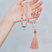 Load image into Gallery viewer, OPEN HEART - Rhodochrosite Mala