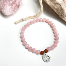 Load image into Gallery viewer, LOVE - Rose Quartz Bracelet