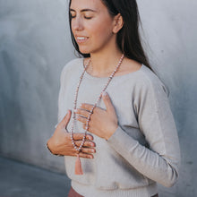 Load image into Gallery viewer, OPEN HEART - Rhodochrosite Mala