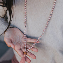 Load image into Gallery viewer, OPEN HEART - Rhodochrosite Mala