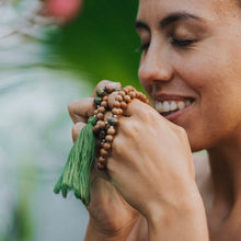 Load image into Gallery viewer, INNER PURPOSE - Unakite & Sandalwood Mala