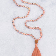 Load image into Gallery viewer, OPEN HEART - Rhodochrosite Mala