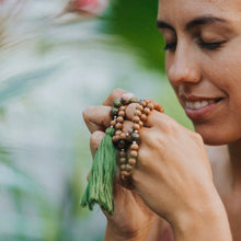 Load image into Gallery viewer, INNER PURPOSE - Unakite & Sandalwood Mala