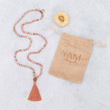 Load image into Gallery viewer, OPEN HEART - Rhodochrosite Mala