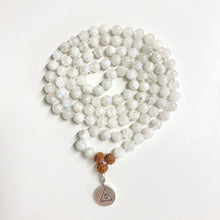 Load image into Gallery viewer, FEMININITY - Rainbow Moonstone Mala