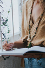 Load image into Gallery viewer, INNER PURPOSE - Unakite & Sandalwood Mala