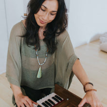 Cargar imagen en el visor de la galería, CALM - Amazonite & Sandalwood Mala