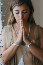 Load image into Gallery viewer, INNER PEACE - Aquamarine & Moonstone Mala