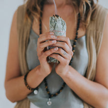 Load image into Gallery viewer, COURAGE - Tiger's Eye & Lava Mala