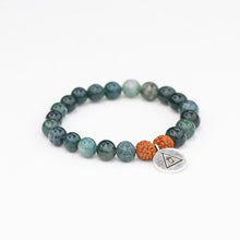 Cargar imagen en el visor de la galería, CONNECTION - Moss Agate Bracelet