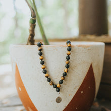 Load image into Gallery viewer, COURAGE - Tiger's Eye & Lava Mala