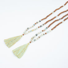 Cargar imagen en el visor de la galería, CALM - Amazonite & Sandalwood Mala