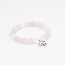 Cargar imagen en el visor de la galería, LOVE & INTUITION - Rose Quartz & Moonstone Bracelet
