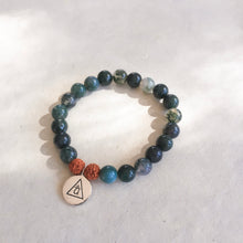 Cargar imagen en el visor de la galería, CONNECTION - Moss Agate Bracelet