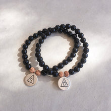 Load image into Gallery viewer, GROWTH - Black Obsidian Bracelet