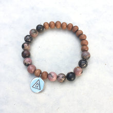 Load image into Gallery viewer, HEART - Rhodonite Bracelet