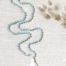 Load image into Gallery viewer, INNER PEACE - Aquamarine & Moonstone Mala