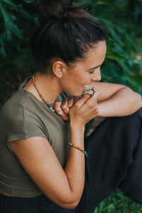 Blossoming Mala + Bracelet Set