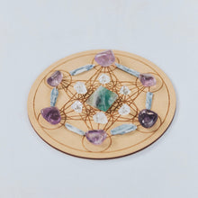 Cargar imagen en el visor de la galería, Sacred Geometry Intentional Crystal Grid