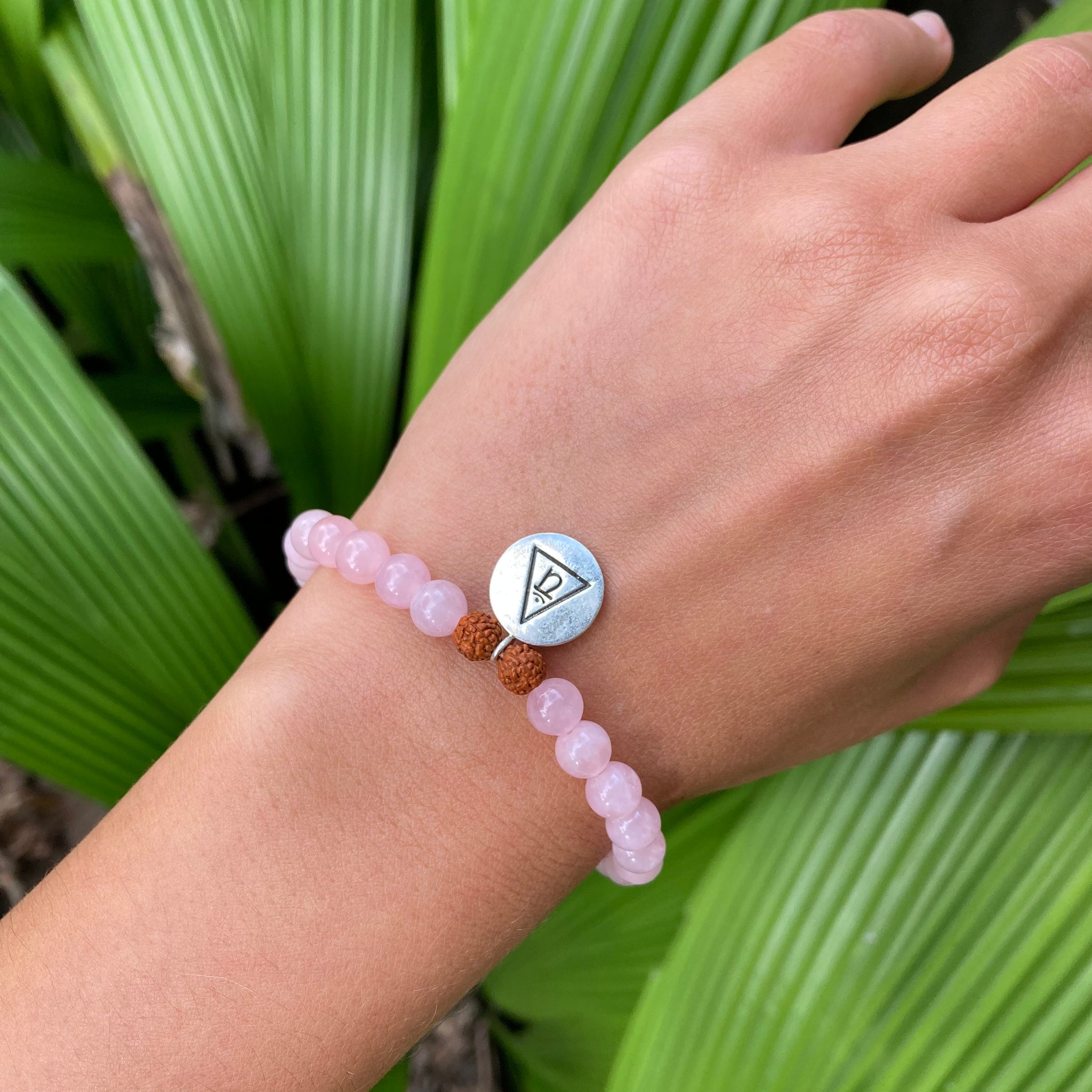 Rose quartz bracelet for love Clearance