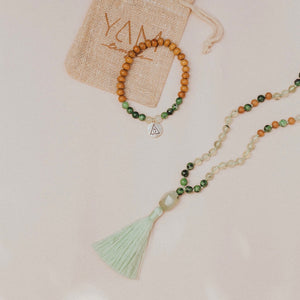 Blossoming Mala + Bracelet Set