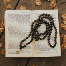 Load image into Gallery viewer, MOTIVATION - Red Tiger&#39;s Eye &amp; Lava Mala