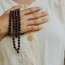 Load image into Gallery viewer, INNER POWER - Red Tiger&#39;s Eye Mala