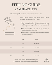 Load image into Gallery viewer, Fitting guide YAM bracelets