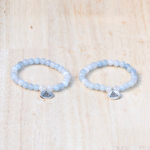 INNER PEACE - Aquamarine & Moonstone Bracelet