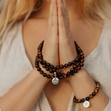 Load image into Gallery viewer, INNER POWER - Red Tiger&#39;s Eye Mala